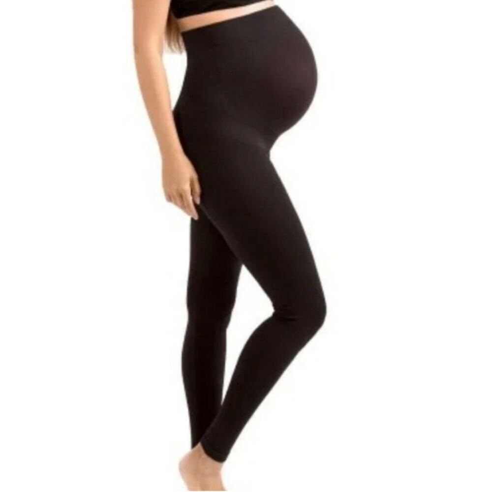 BLANQI Everyday Maternity Belly Support Black Leggings NWOT size Small